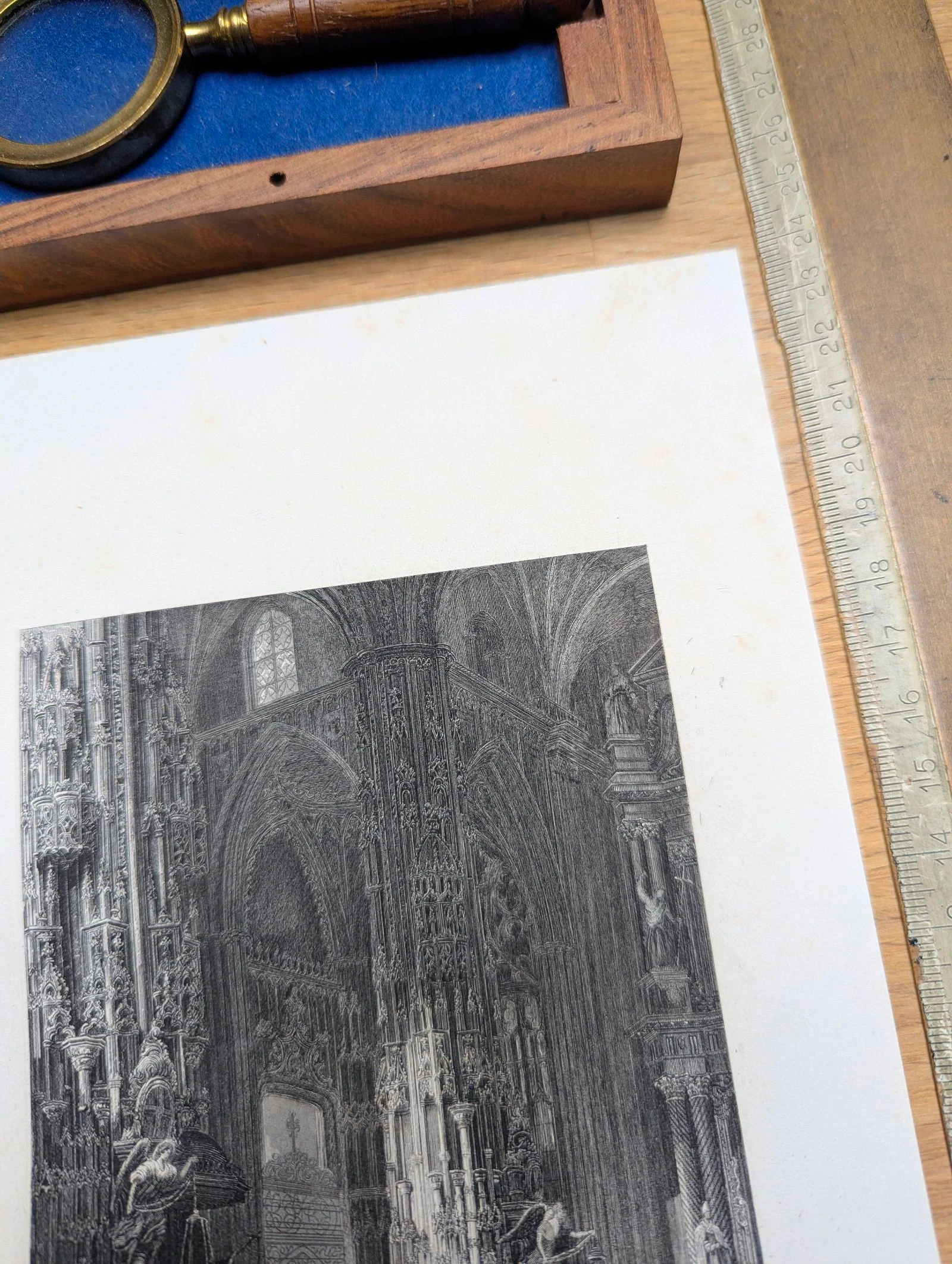 Catedral de Xerez, gravura vintage, impressa em 1841. – photo 9